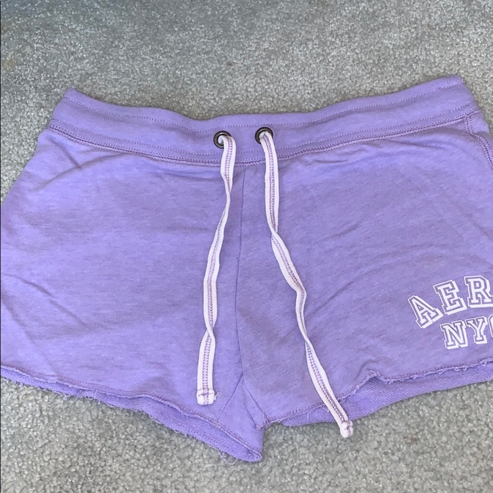 Light purple comfy shorts